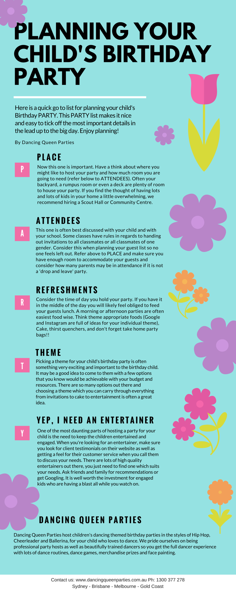 Planning Your Child s Birthday Party Here s An Easy Guide Dancing 